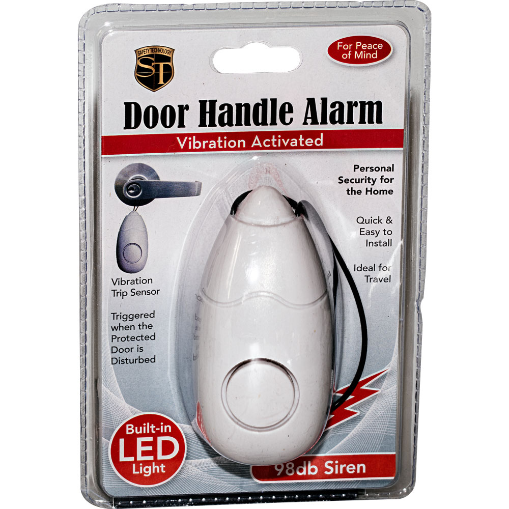 Portable Door Guard with Flashlight, supplier product photograph